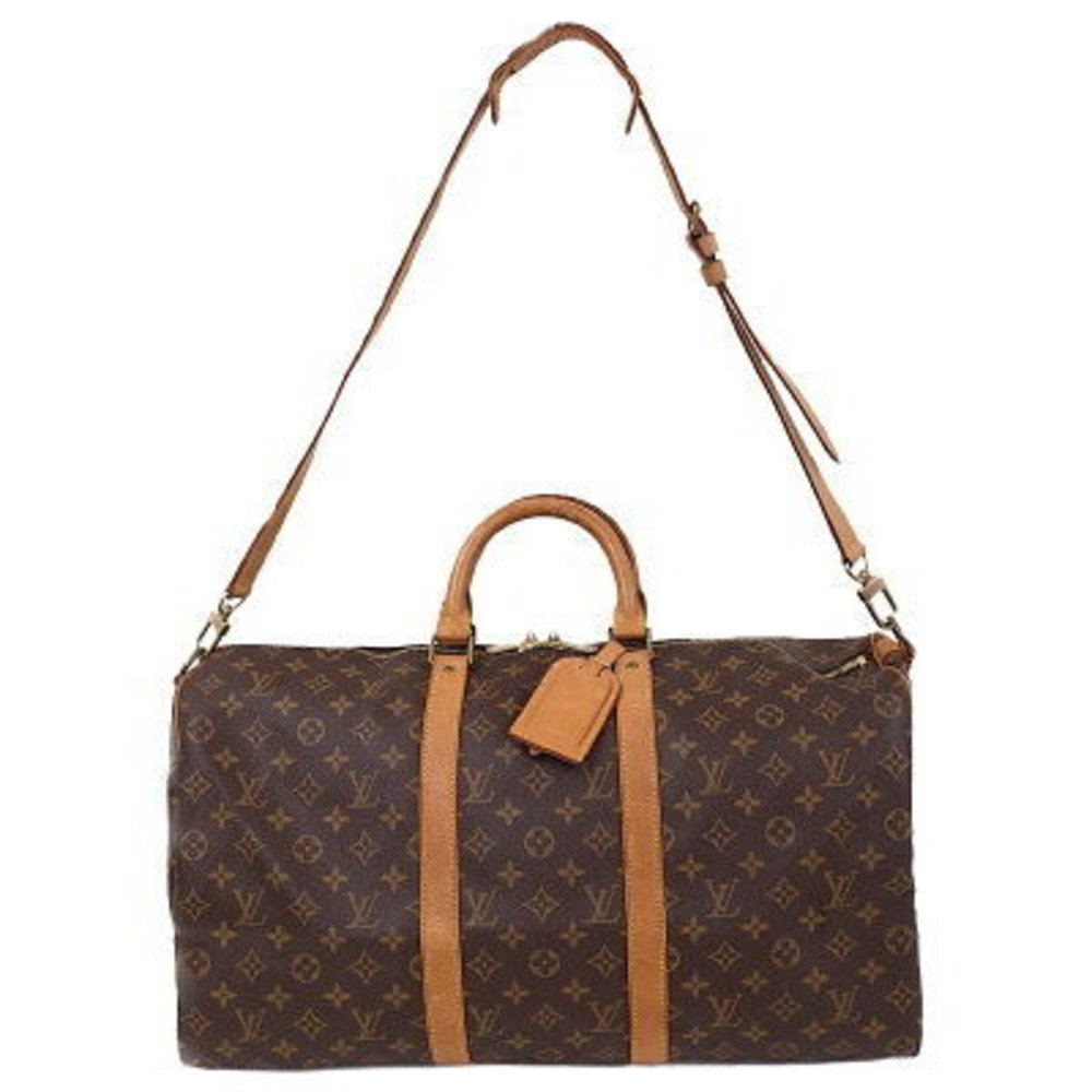 Louis Vuitton Monogram Keepall Bandouliere Travel Boston Bag - Picture 1 of 8